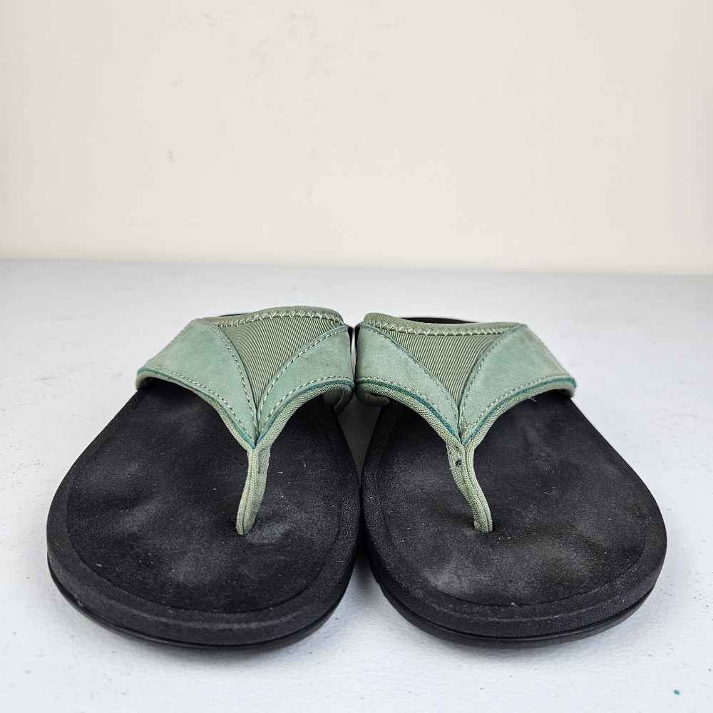 Abeo Balboa Women's Teal Arch Support Thong Flip Flop Sandals Size 7.5 M